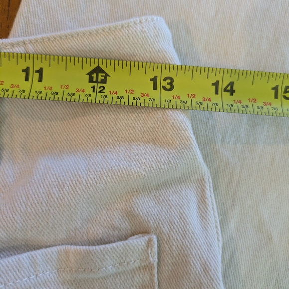 🤍 Entro High-Waisted Button Fly Pants | Cream | Size M - Picture 14 of 16